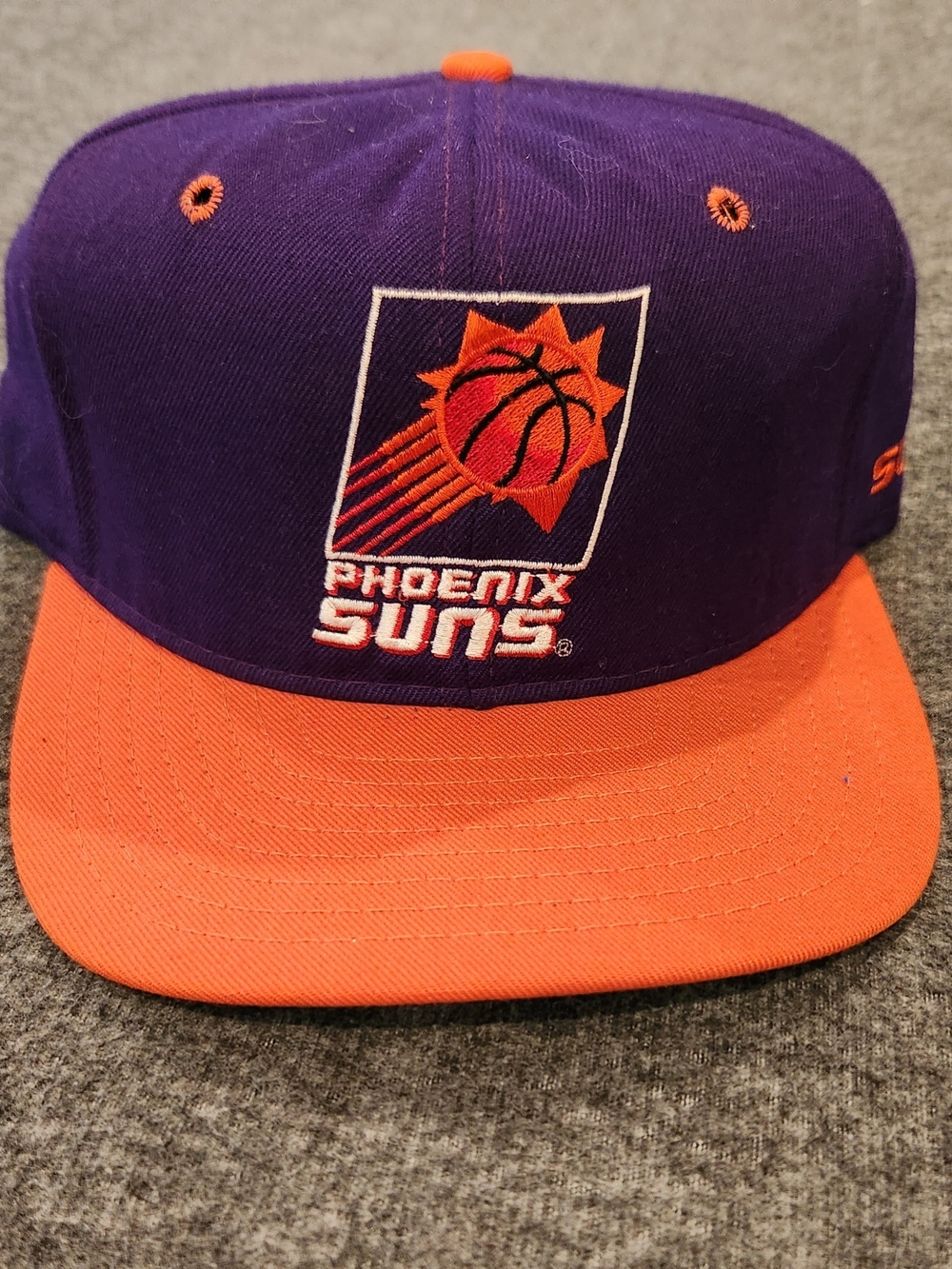 Vintage 90s Phoenix Suns AJD The Professional Snapback Hat Green Bottom NBA
